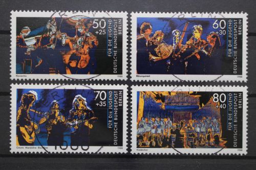 Berlin, MiNr. 807-810 zentrisch Berlin 206, gestempelt