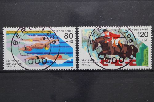 Berlin, MiNr. 751-752 zentrisch Berlin 206, gestempelt