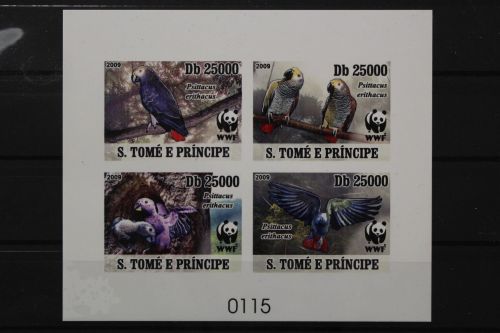 Sao Tome u. Principe, MiNr. 3777-3780 Viererblock ungezähnt, ungebraucht