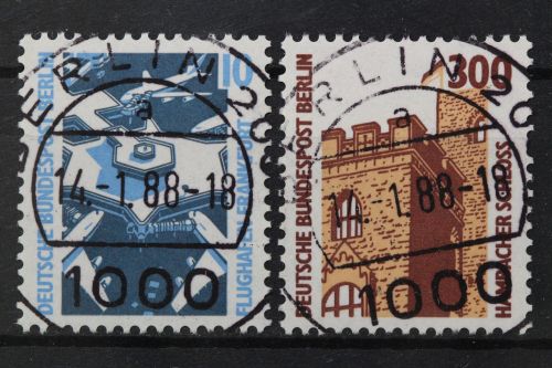 Berlin, MiNr. 798-799 A zentrisch Berlin 206, EST