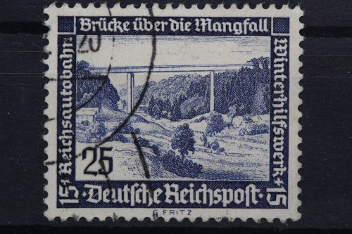 Deutsches Reich, MiNr. 641 x, gestempelt, BPP Fotobefund