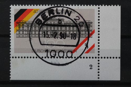 Berlin, MiNr. 867 Ecke rechts unten, FN 2, EST