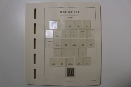 Leuchtturm, Deutschland 1945-1949 (Westzonen) + Saarland 1947-1959, SF-System