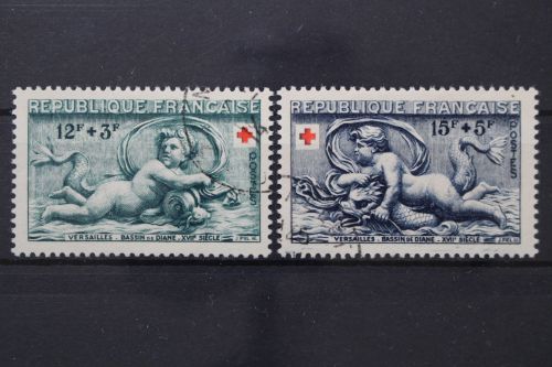 Frankreich, MiNr. 955-956, gestempelt