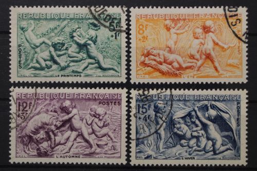 Frankreich, MiNr. 877-880, gestempelt