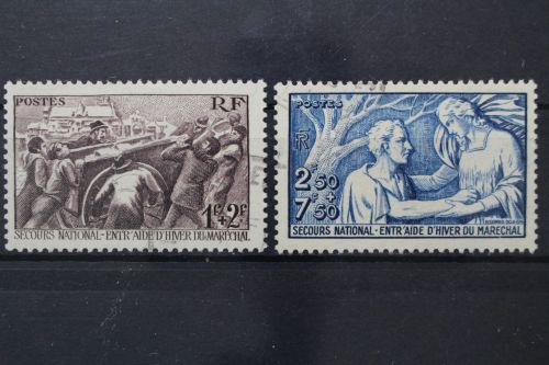 Frankreich, MiNr. 509-510, gestempelt