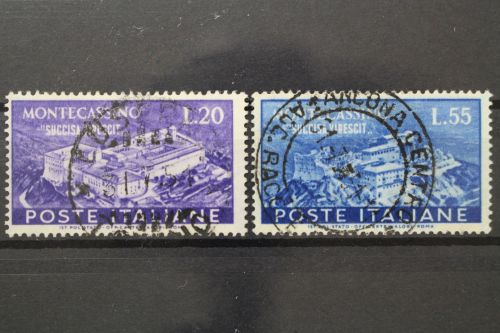Italien, MiNr. 837-838, gestempelt