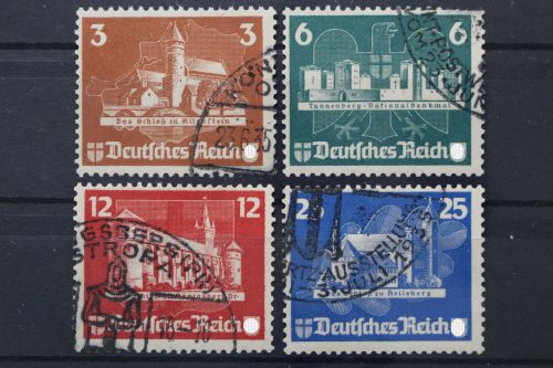 Deutsches Reich, MiNr. 576-579, gestempelt