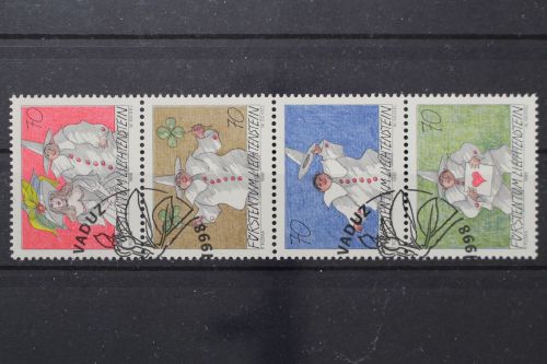 Liechtenstein, MiNr. 1173-1176 Viererstreifen, gestempelt