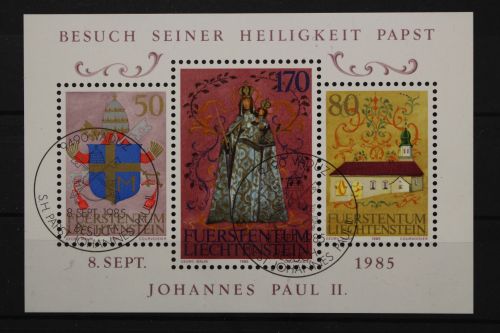 Liechtenstein, MiNr. Block 12, gestempelt