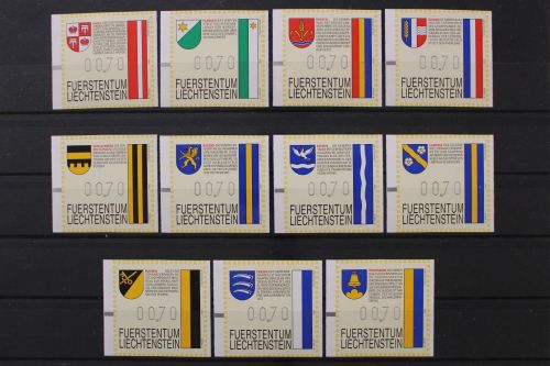 Liechtenstein Automaten, MiNr. 1-11, postfrisch