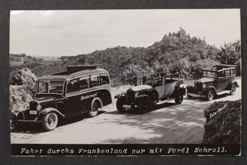 Gößweinstein, Fahrt durchs Frankenland nur mit Ferdl Schroll