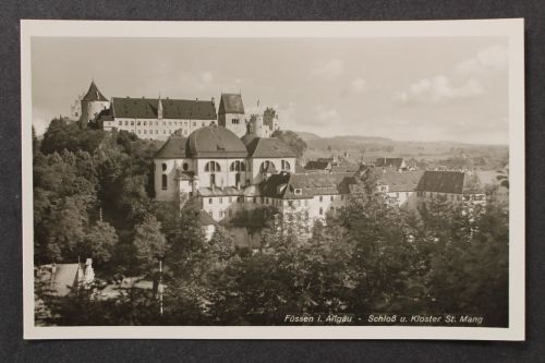 Füssen, Allgäu, Schloß und Kloster St. Mang
