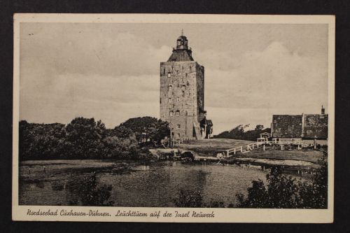 Nordseebad Cuxhaven-Dühnen, Leuchtturm auf der Insel Neuwerk
