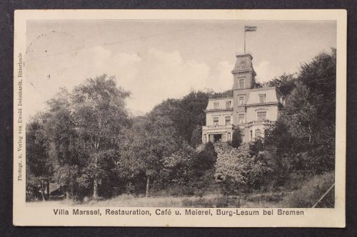 Bremen, Burg Lesum, Villa Marssel, Restauration, Cafe und Meierei