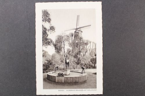 Bremen, Hildebrand-Brunnen mit Wallmühle
