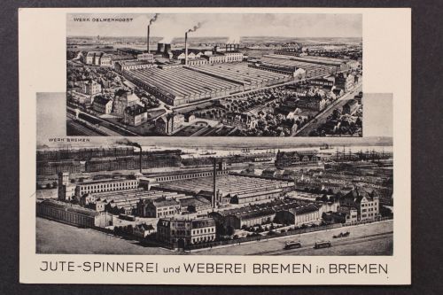 Bremen, Jute-Spinnerei und Weberei, Werk Delmenhorst u. Bremen