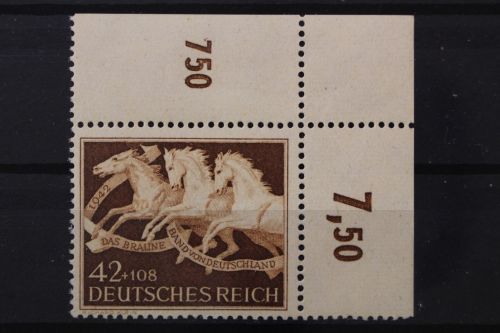 Deutsches Reich, MiNr. 815 Ecke rechts oben, postfrisch