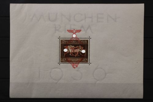 Deutsches Reich, MiNr. Block 10, Falz