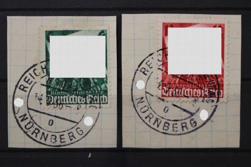 Deutsches Reich, MiNr. 632-633, Briefstücke