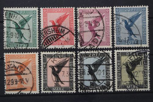 Deutsches Reich, MiNr. 378-384, gestempelt