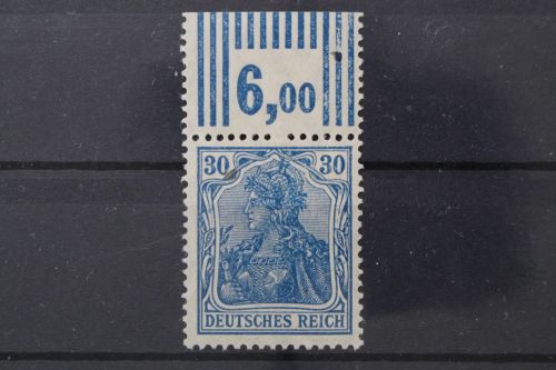 Deutsches Reich, MiNr. 144 II W Oberrand 3/7/3, postfrisch