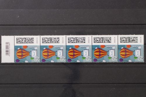 Deutschland (BRD), MiNr. 3705+EAN R, Fünferstreifen, ZN 115, postfrisch