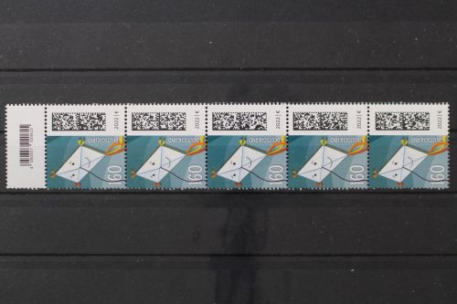 Deutschland (BRD), MiNr. 3647+EAN R, Fünferstreifen, ZN 60, postfrisch