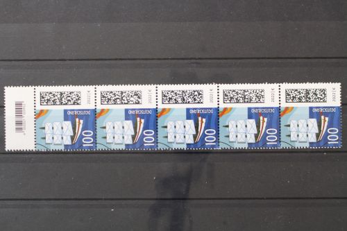 Deutschland (BRD), MiNr. 3646+EAN R, Fünferstreifen, ZN 60, postfrisch