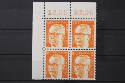Deutschland (BRD), MiNr. 692, Viererblock, Ecke links oben, postfrisch