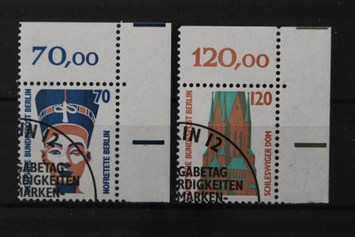 Berlin, MiNr. 814-815, Ecke rechts oben, gestempelt