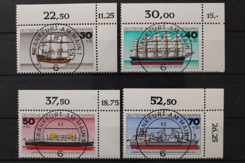 Deutschland, MiNr. 929-932 Kbwz, Ecke rechts oben, F/M, gestempelt