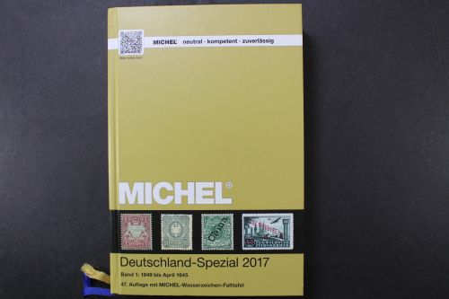 Michel, Deutschland-Spezial 2017, Band 1: 1849 bis April 1945, 47. Auflage