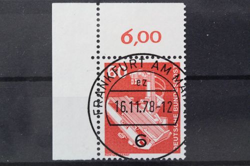 Deutschland (BRD), MiNr. 990 Ecke links oben, EST