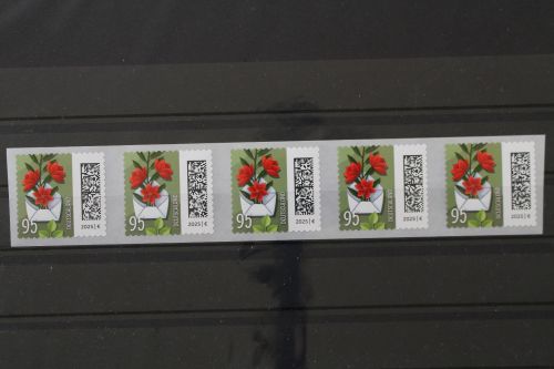 Deutschland (BRD), MiNr. 3903 skl Rolle 5er Streifen, postfrisch