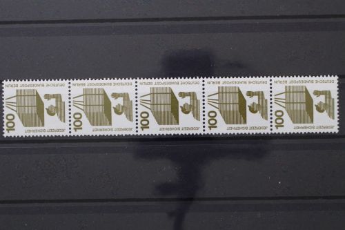 Berlin, MiNr. 410 R Fünferstreifen, ZN 225, postfrisch