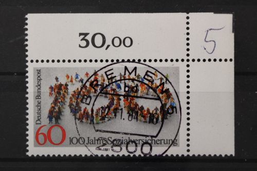 Deutschland (BRD), MiNr. 1116 zentrisch Bremen, EST