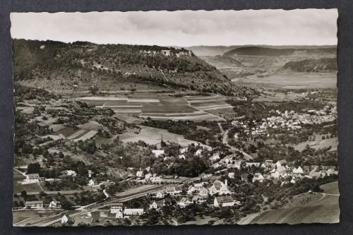 Bad Ditzenbach, Blick auf den Ort mit Deggingen
