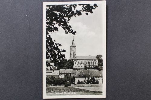 Hartha, Sachsen, Blick zur Kirche