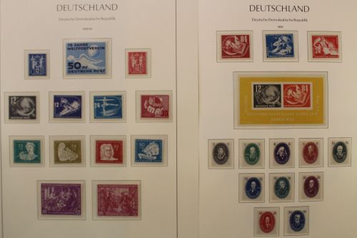 DDR 1949-1990 ungebrauchte bzw. postfrische komplette Sammlung