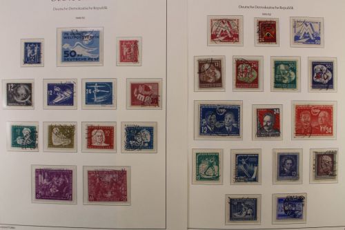 DDR, gute gestempelte Sammlung ab 1948-1969