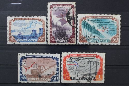 Sowjetunion, MiNr. 1601-1605, gestempelt