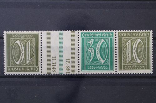 Deutsches Reich, MiNr. KZ 9.10, Falz