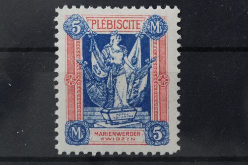 Marienwerder, MiNr. 43, Falz