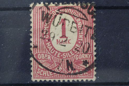 Oberschlesien, MiNr. 8, gestempelt