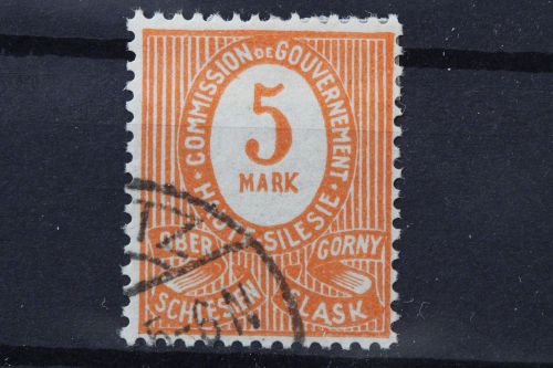 Oberschlesien, MiNr. 9, gestempelt