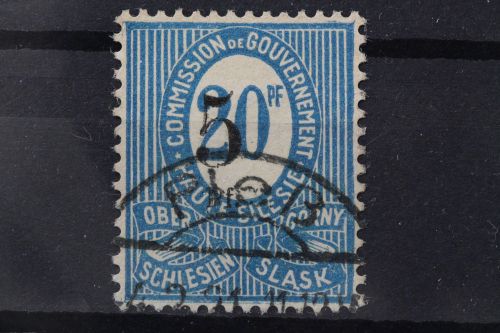 Oberschlesien, MiNr. 10, gestempelt