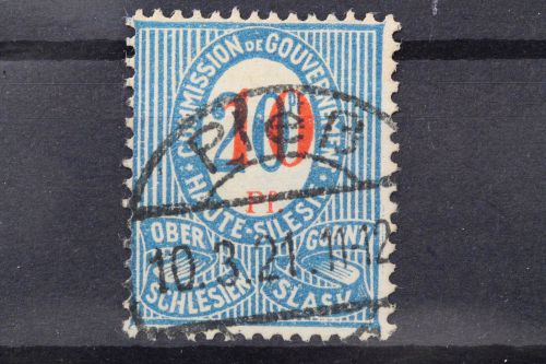 Oberschlesien, MiNr. 11, gestempelt