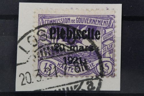 Oberschlesien, MiNr. 31, Briefstück