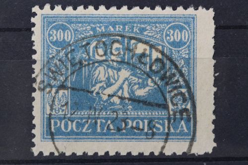 Oberschlesien reguläre Ausgabe, MiNr. 20, gestempelt